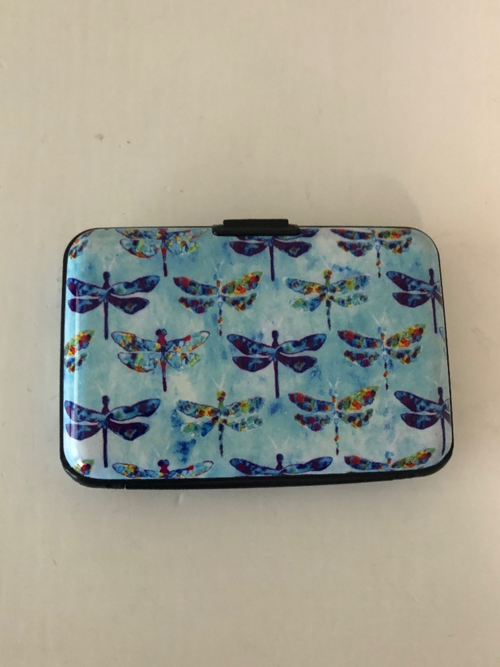 Dragonfly card wallet hardcase NWOT